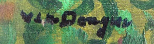 Painting signature by Kees Van Dongen